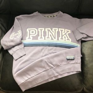 Oversized PINK sweatshirt.